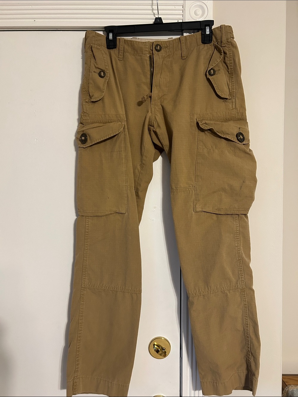 VTG archival Polo by Ralph Lauren Men's Cargo Pants in Tan size 32/32